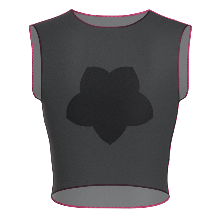 Cleo Mesh Top - Black WO.K LEISURE