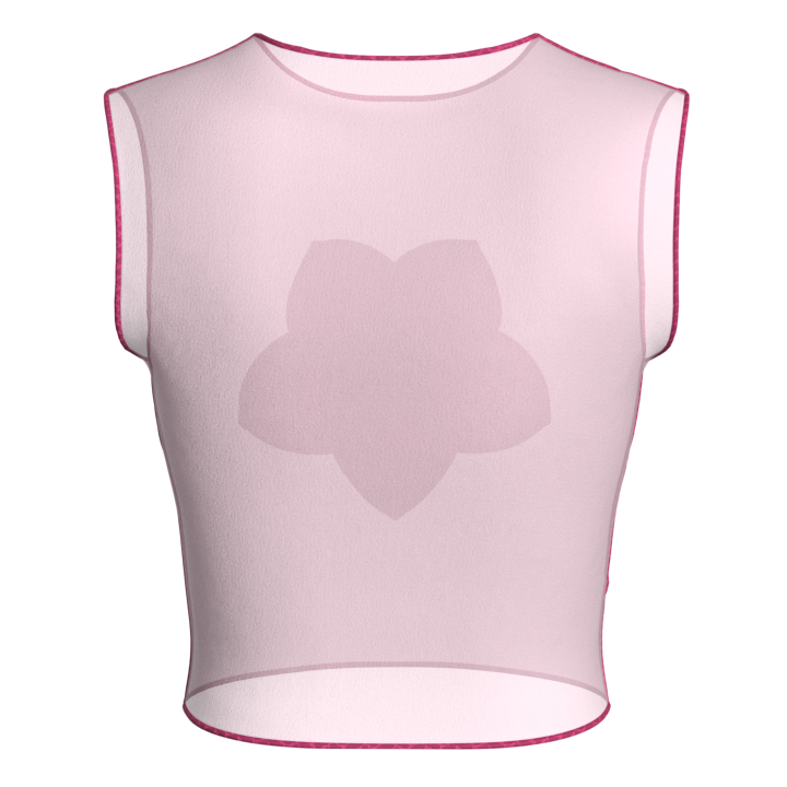 Cleo Mesh Top - Pink WO.K LEISURE