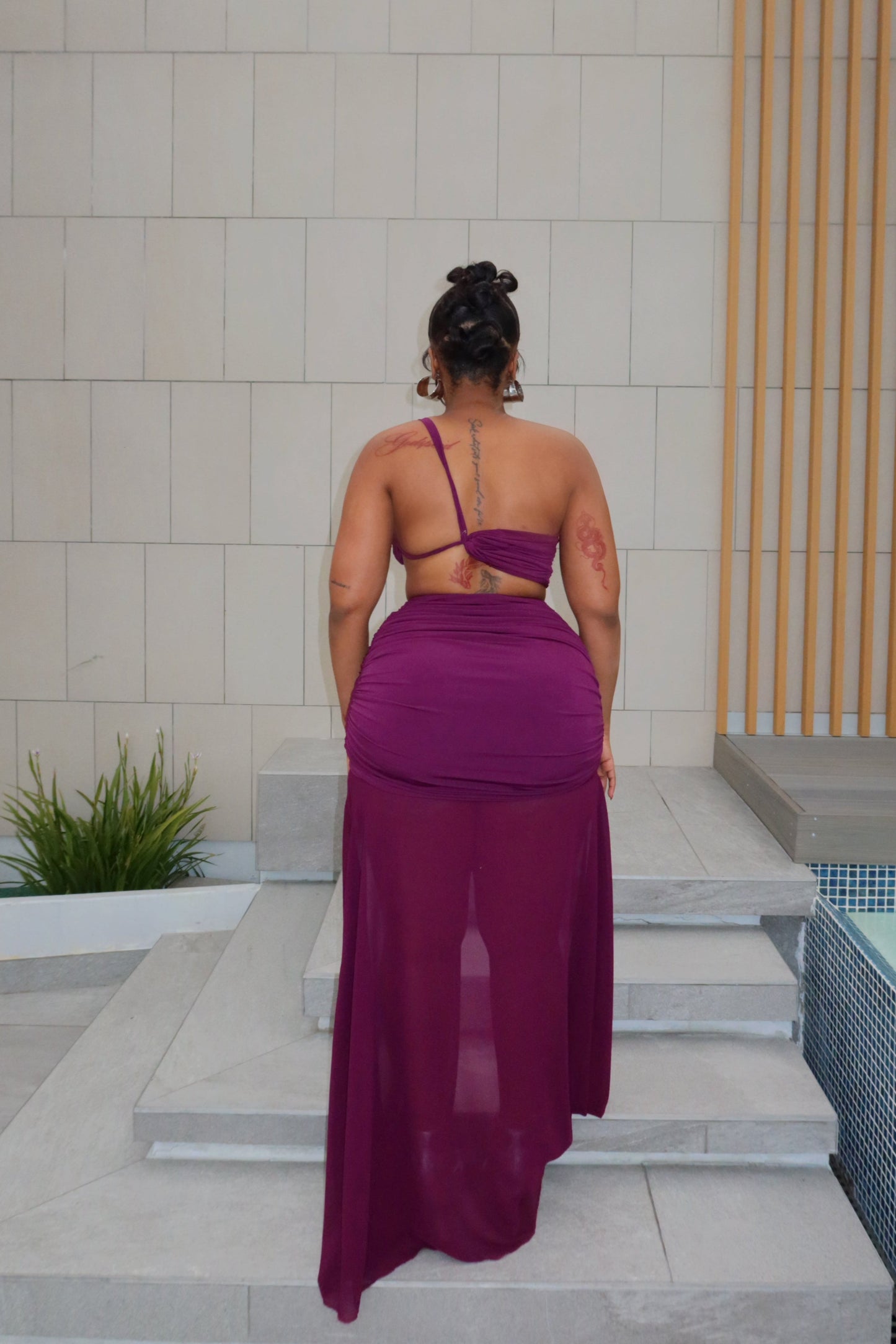 Ethereal co-ord set WO.K LEISURE