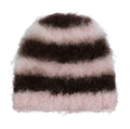 STRIPED MOHAIR BEANIE WO.K LEISURE