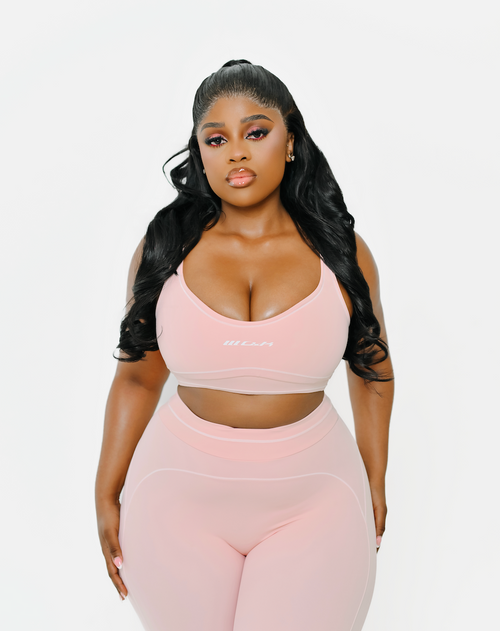 Amor set in Powder Pink WO.K LEISURE