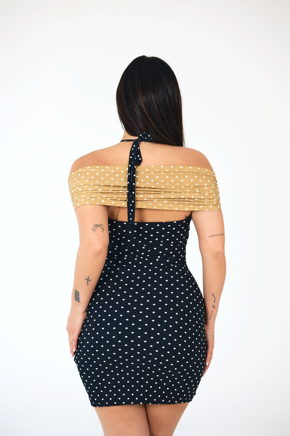 Monroe Polka Mini-Dress WO.K LEISURE