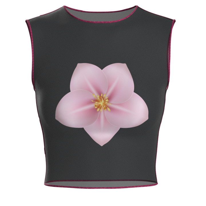 Cleo Mesh Top - Black WO.K LEISURE