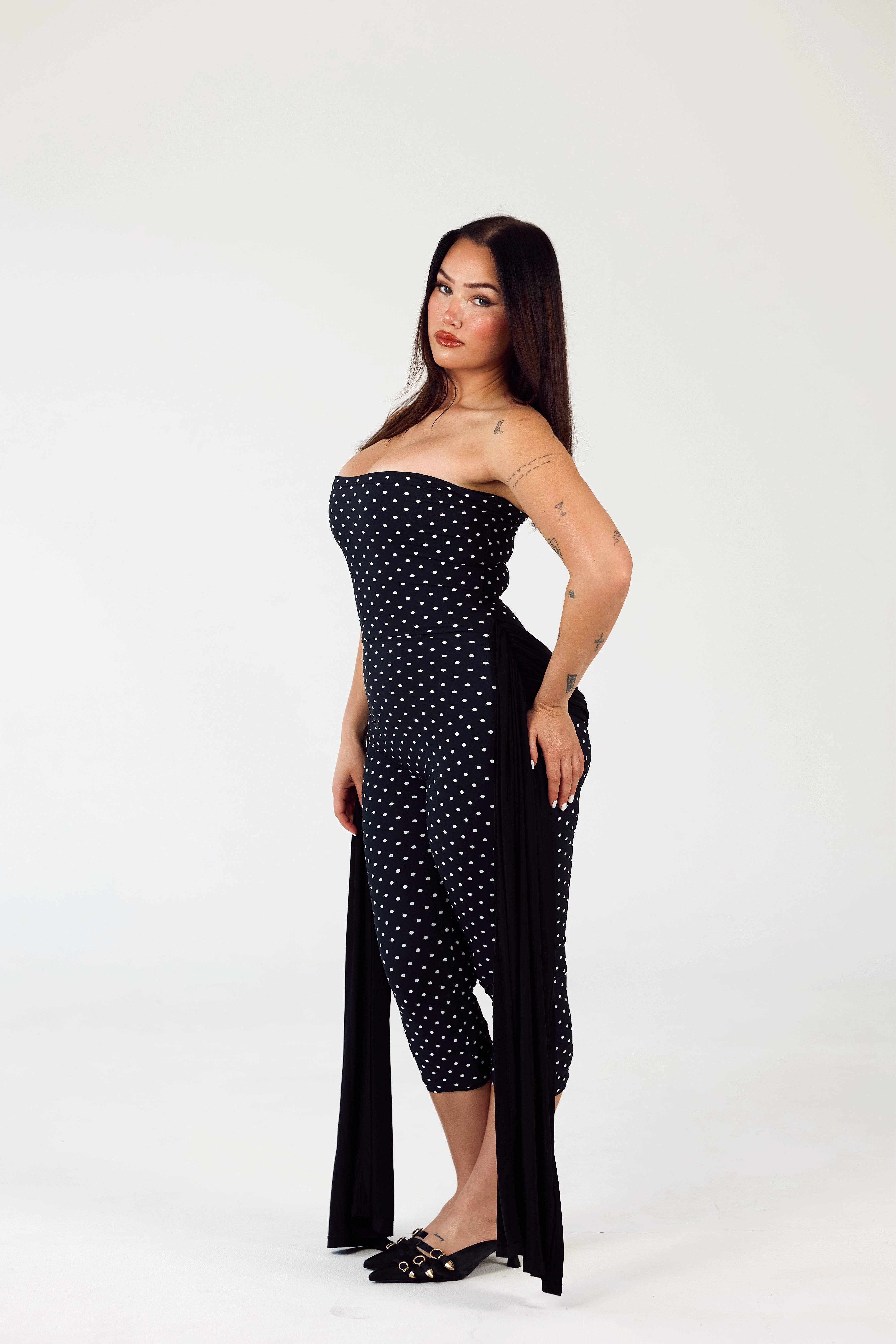 Betsy Noir Jumpsuit WO.K LEISURE