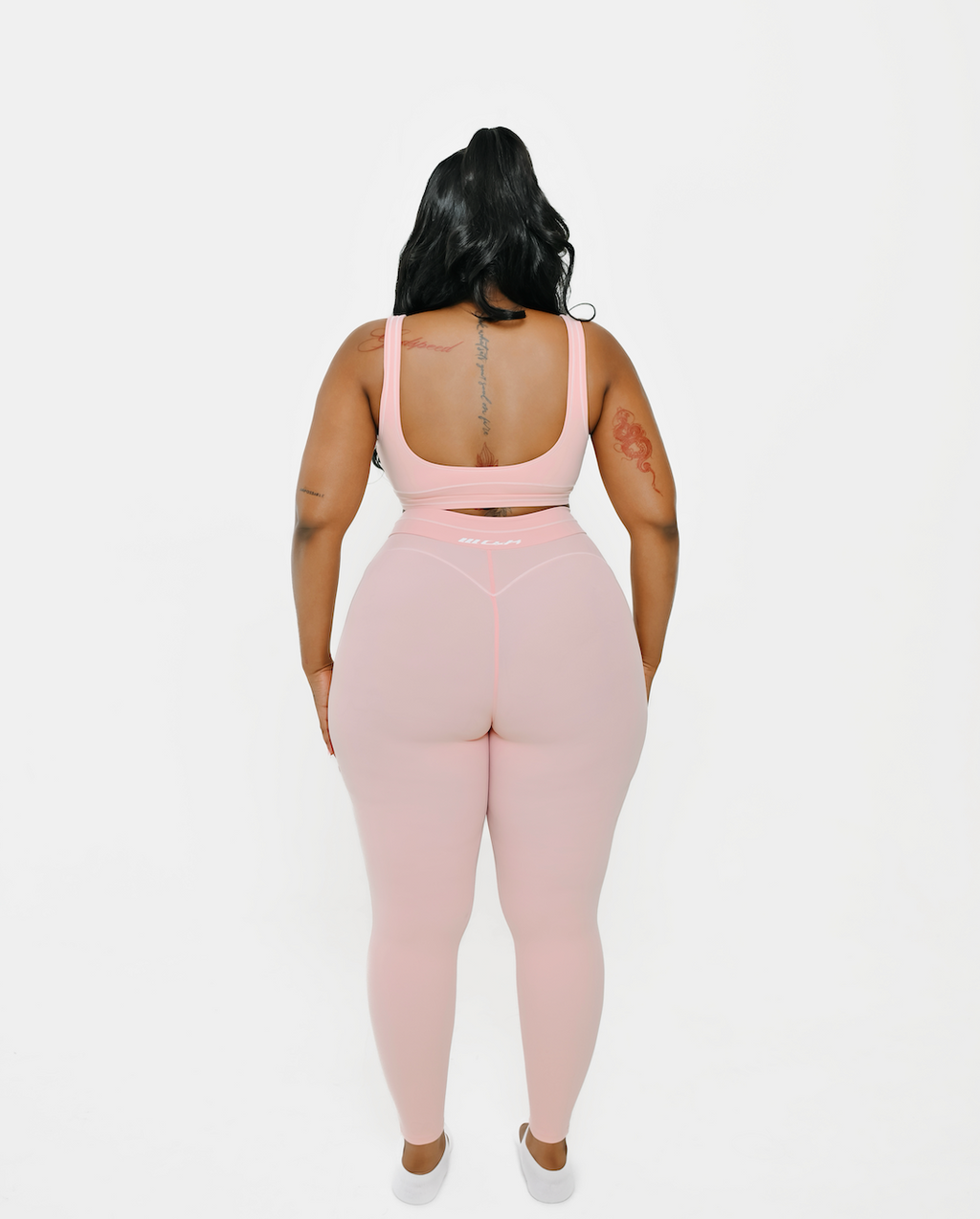 Amor set in Powder Pink WO.K LEISURE
