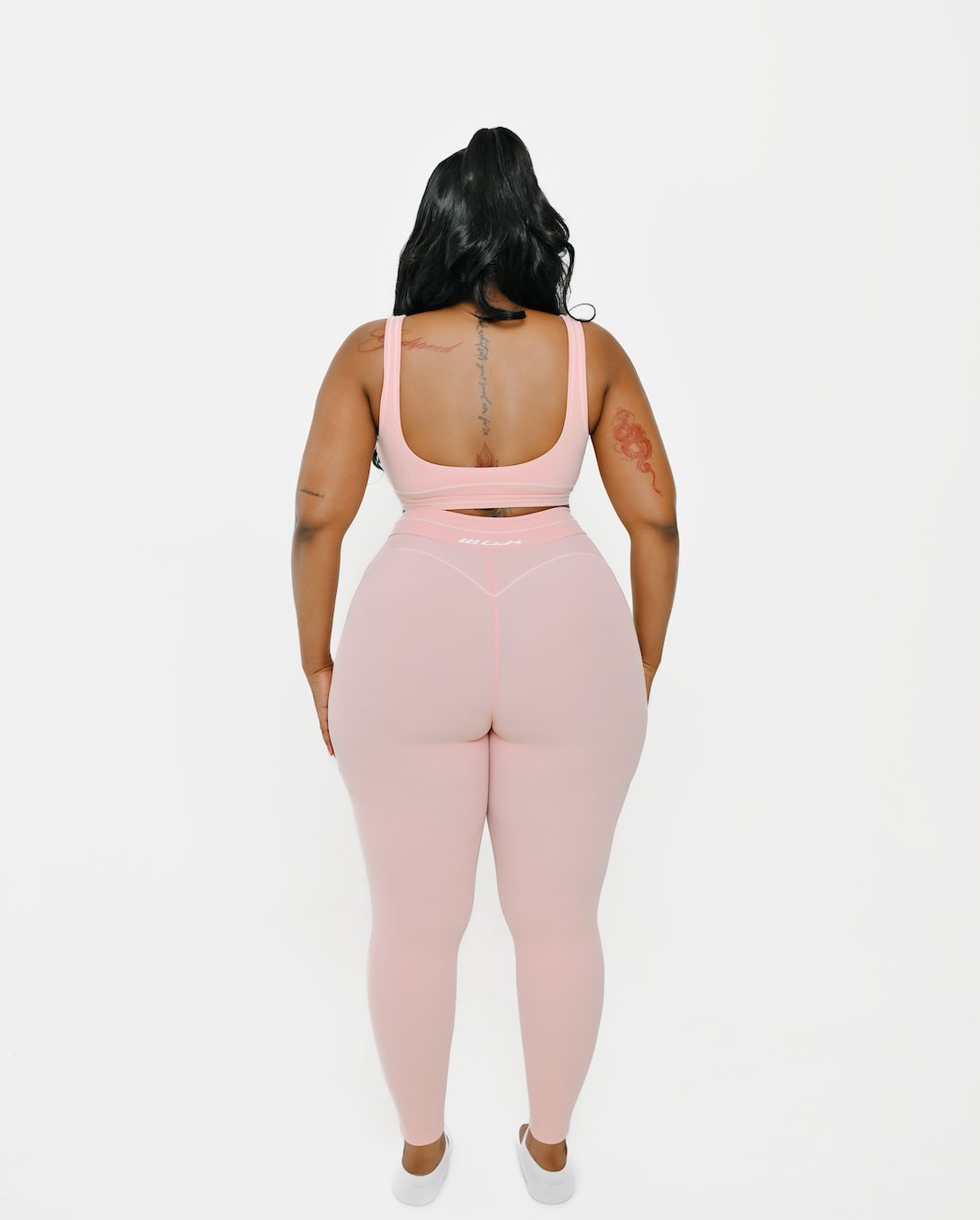 Amor set in Powder Pink WO.K LEISURE